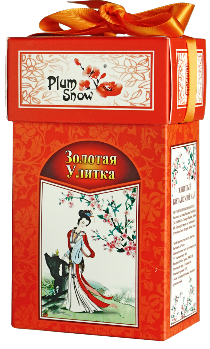 Чай Plum Snow  Золотая Улитка, 100г.   